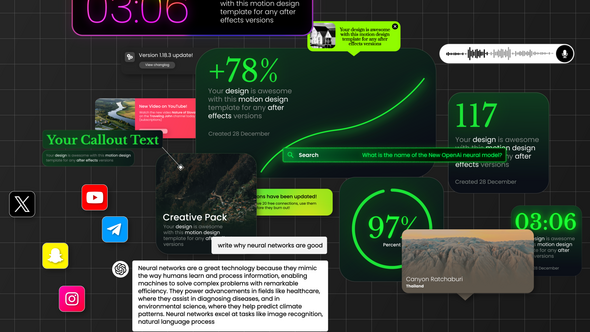 Videohive Creative Pack Titles template preview