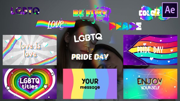 Videohive LGBTQ Titles And Scenes | After Effects Titles template preview