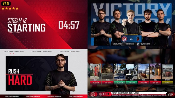 Videohive Esport Broadcast package 28677545 Broadcast-packages template preview