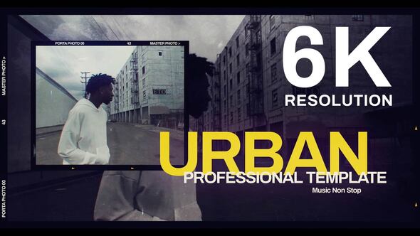 Videohive 6K Distortion Broadcast Channel Video Displays template preview