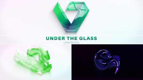 Videohive Under The Glass Logo Reveal Logo Stings template preview