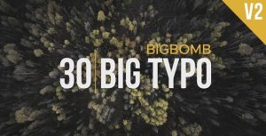 Big Typo II Video Displays template preview