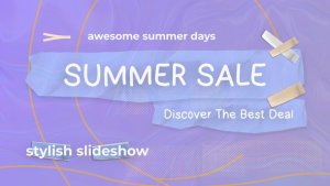 Videohive Trendy Summer Slideshow Openers template preview