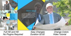 Videohive Clean Corporate Multi Video Slideshow - After Effects Templates Video Displays template preview