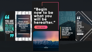 Videohive Instagram Quotes Stories Titles template preview