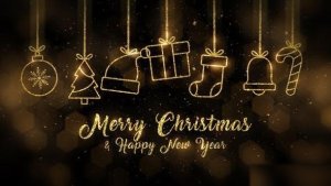 Videohive Simple Christmas Card Openers template preview