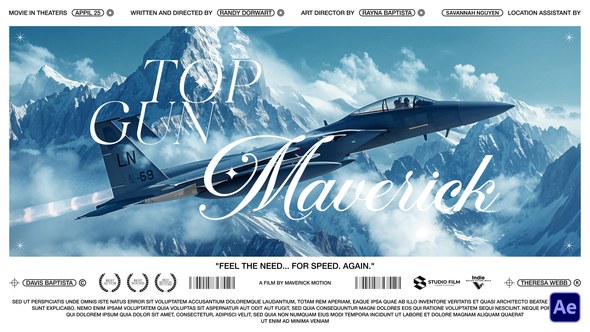 Videohive Harmony Cinematic Title Titles template preview