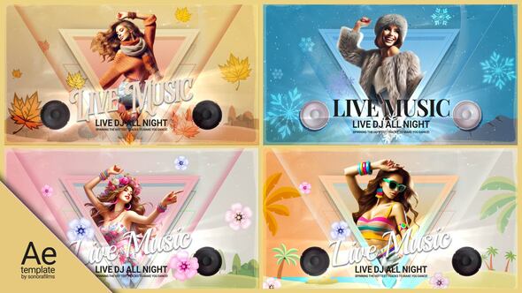Videohive Year Round Party Pack Product Promo template preview