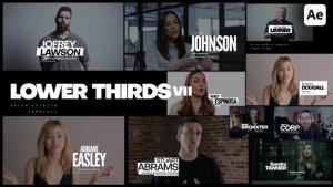 Videohive Lower Thirds VII Titles template preview