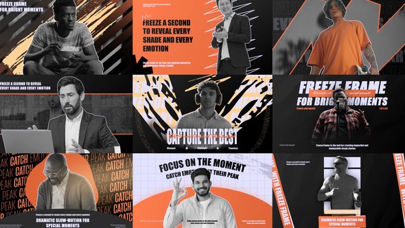 Videohive Freeze Frame Effect Pack Openers template preview