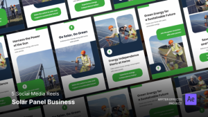 Videohive Solar Panel Business - Social Media Reels Product Promo template preview