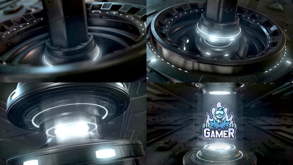 Videohive Techno Gaming Logo Reveal Logo Stings template preview
