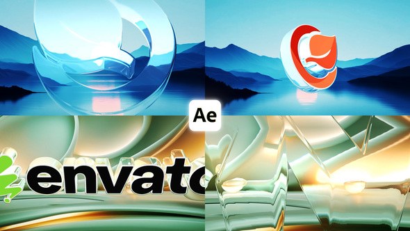 Videohive Glass Logo Reveal 57576988 Logo Stings template preview