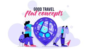 Good Travel - Flat Concept Video Displays template preview