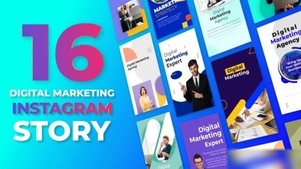 Videohive Digital Marketing Agency Instagram Story Openers template preview