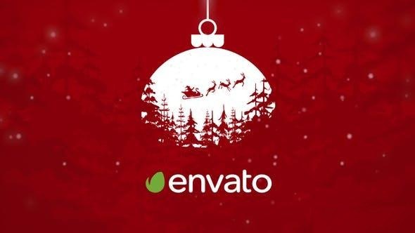 Videohive Merry Christmas Logo Reveal 29659870 Logo Stings template preview