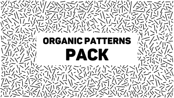 Videohive Organic Patterns Pack Titles template preview
