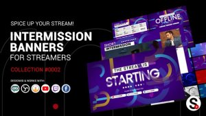 Videohive Stream Intermission Banners. Collection #0002 Broadcast-packages template preview