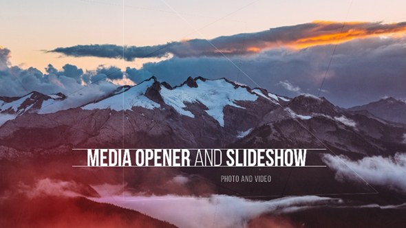 Videohive Media Opener - Slideshow Openers template preview