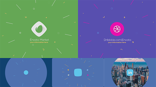 Videohive Modern Flat Logo Logo Stings template preview