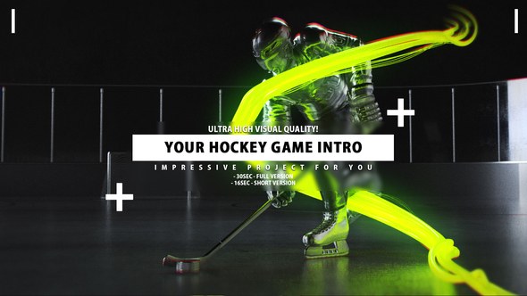 Videohive Your Hockey Intro Openers template preview