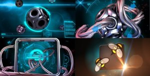 Sci-Fi Hi Tech Micro Electric Wire Video Displays template preview