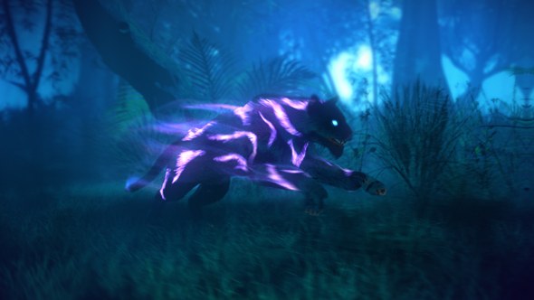 Videohive Panther Particles Intro Logo Stings template preview