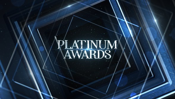 Platinum Awards Video Displays template preview