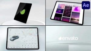Videohive Clean Tablet Presentation for After Effects Openers template preview