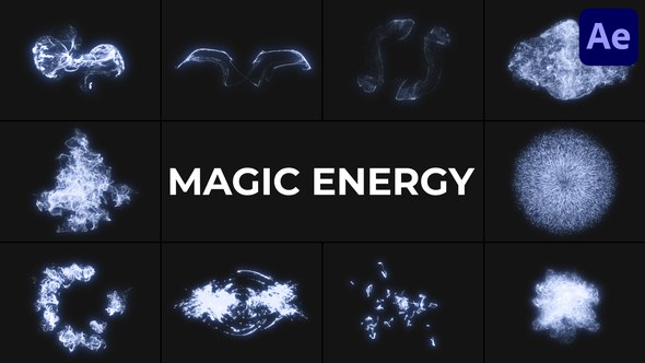 Videohive Magic Energy Bursts for After Effects Elements template preview