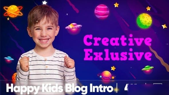 Videohive Kids Blog Intro Openers template preview