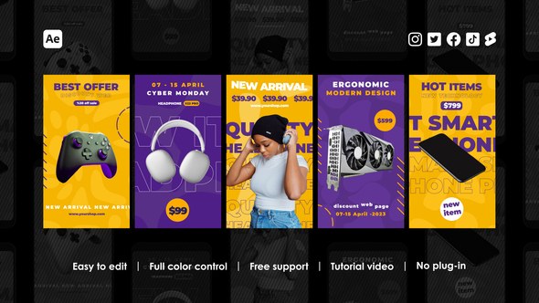 Videohive E-Commerce Instagram Reels 45457182 Product Promo template preview