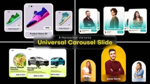 Videohive Universal Carousel Slide Openers template preview