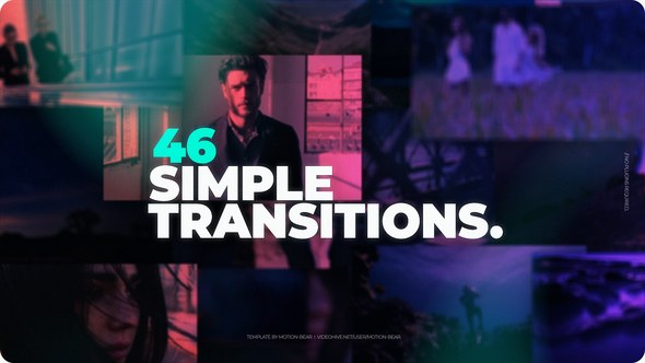 Videohive Clean Slide Transitions Elements template preview