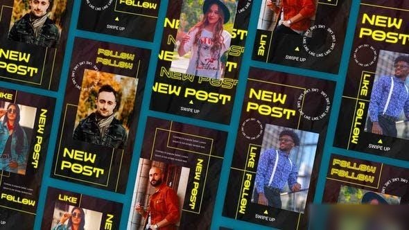 Videohive Instagram Story Photo Frame After Effects Template Elements template preview