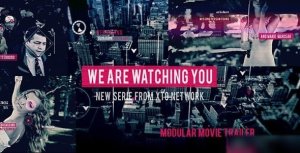 Videohive Watching You Movie Trailer Openers template preview