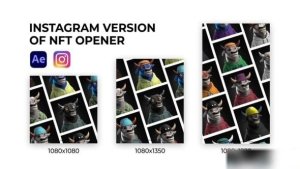 Videohive NFT Promo - Vertical Openers template preview