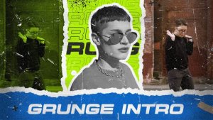 Paper Grunge Intro | MOGRT Premiere Pro template preview