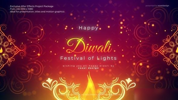 Videohive Happy Diwali Opener 29307473 Openers template preview