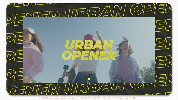Videohive Urban Opener Hip Hop Openers template preview