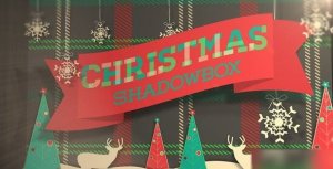 Christmas Shadowbox Display - Videohive Video Displays template preview
