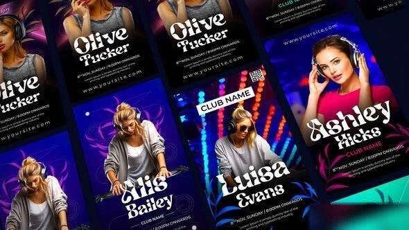 Videohive Hip Hop Club Night Instagram Story