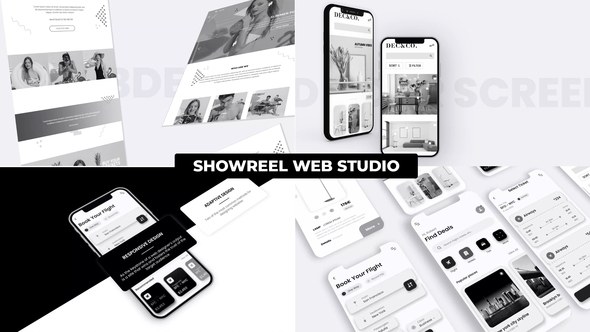 Videohive Web Design Online Showreel Product Promo template preview
