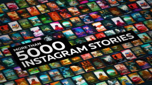 Stories Generator Video Displays template preview