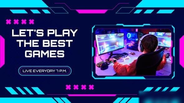Videohive Esport Gaming Slides Promo 49411325 Openers template preview