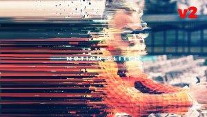 Fast Motion Glitch Slideshow Video Displays template preview