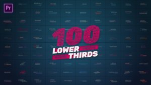 Lower Thirds Pack MOGRT Premiere Pro template preview