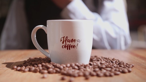 Videohive Coffee Logo Opener Product Promo template preview