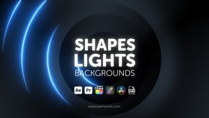 Videohive Shapes Lights Backgrounds Elements template preview