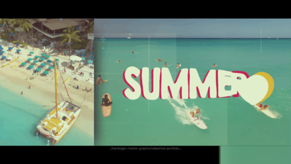 Videohive Summer Multi Secreen Openers template preview